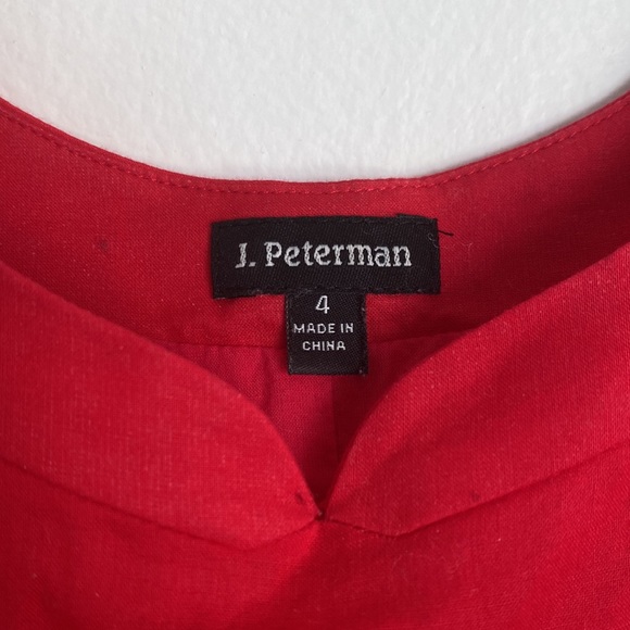 J. Peterman Red Dress - Picture 2 of 5